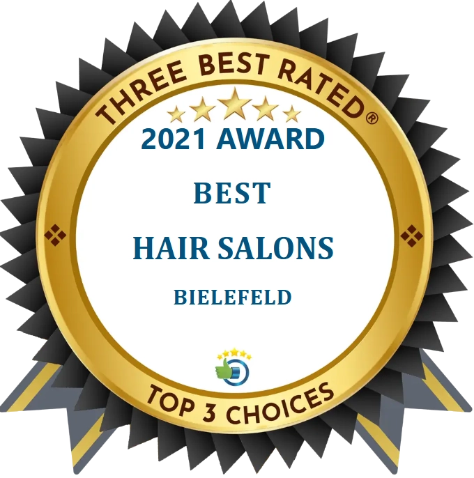Three Best Rated 2021 Award – Best Hair Salons in Bielefeld
